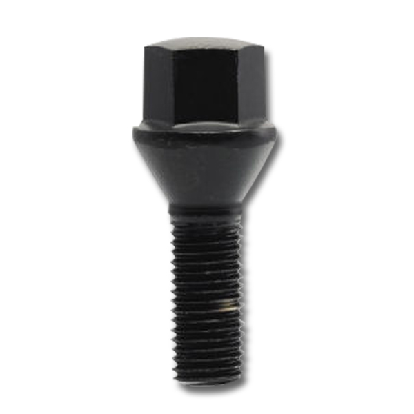 12mm x 1.50 Lug Black Bolt 17mm Hex 30/Box - Storage